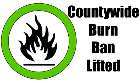 burnban lifted
